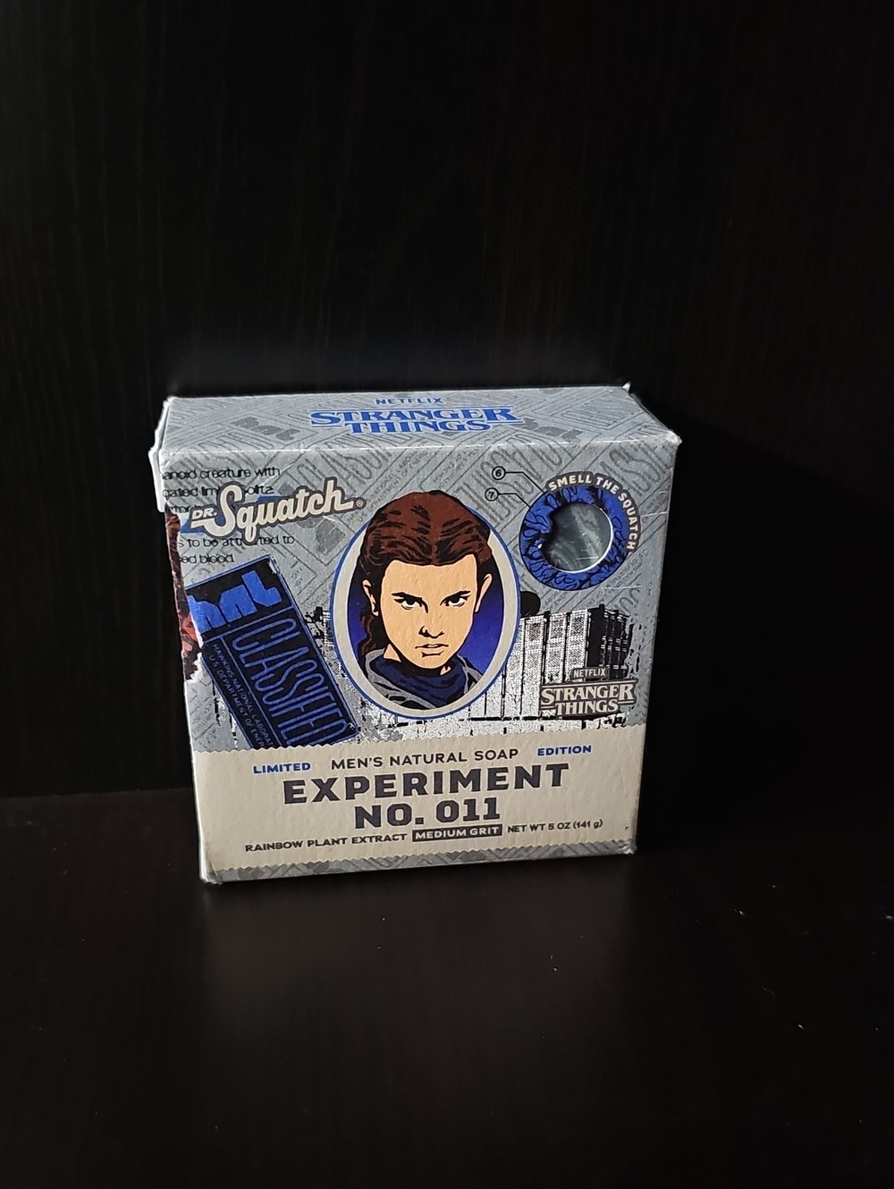 Dr. Squatch Stranger Things Experiment No. 011 Limited Edition Bar Soap,  NIB